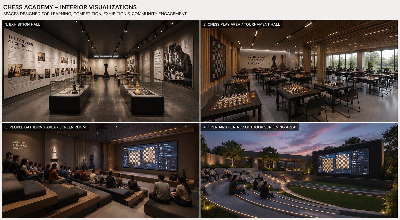 Intellectual Battle Hub &ndash; interior of tournament hall
